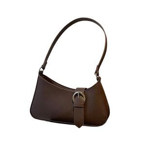 7047 Buckle Zipper Crescent Shoulder Handbags Vintage Top Handle Underarm